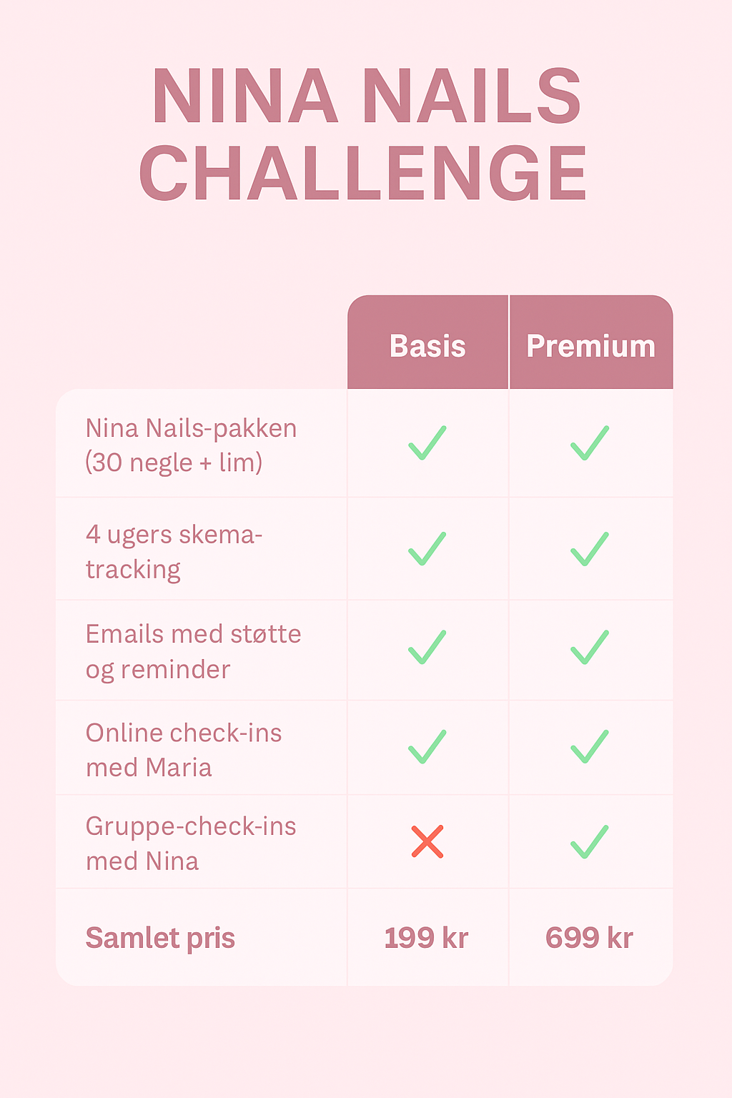 Nina Nails Challenge Basic – stop skinpicking på 30 dage